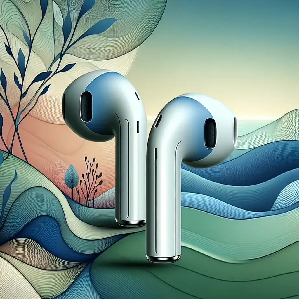 "Galaxy Buds showcasing Ambient Sound Mode settings on a smartphone screen in a well-lit environment, illustrating the features discussed in 'Guia Completo para Habilitar o Modo de Som Ambiente nos Galaxy Buds.'"