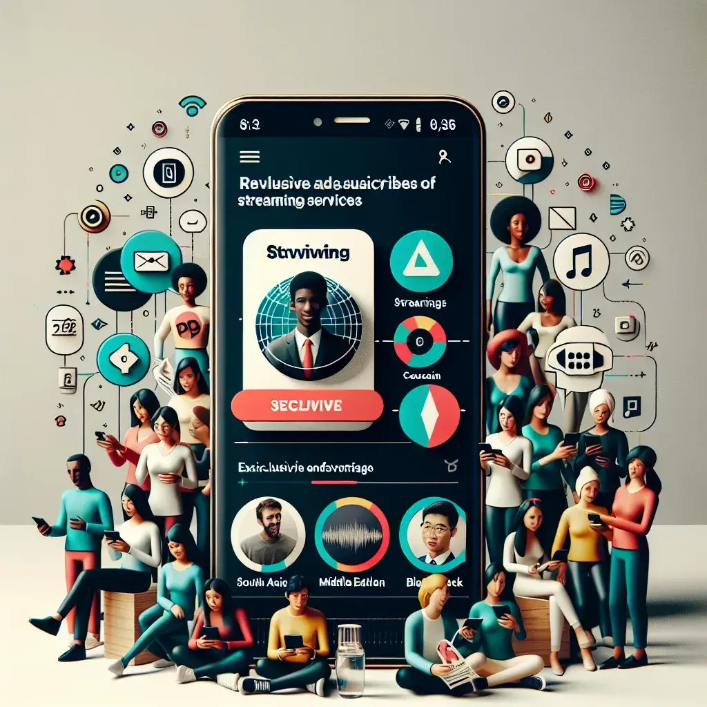 "Interface do novo aplicativo revolucionário para assinantes de serviços de streaming, destacando vantagens exclusivas e recursos inovadores que transformam a experiência de visualização."