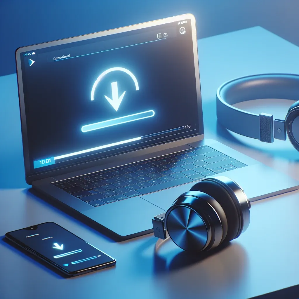 "Ilustração do Ummy Video Downloader em ação, mostrando o processo de download de vídeos do YouTube, para complementar o artigo 'Como Baixar Vídeos do YouTube: Guia Completo com Ummy Video Downloader'."